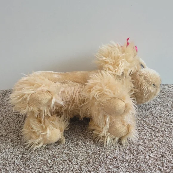 Puppy Stuffed Animal - Battat Pucci Pup Cocker Spaniel Dog - Golden Tan Fur - Picture 5 of 5